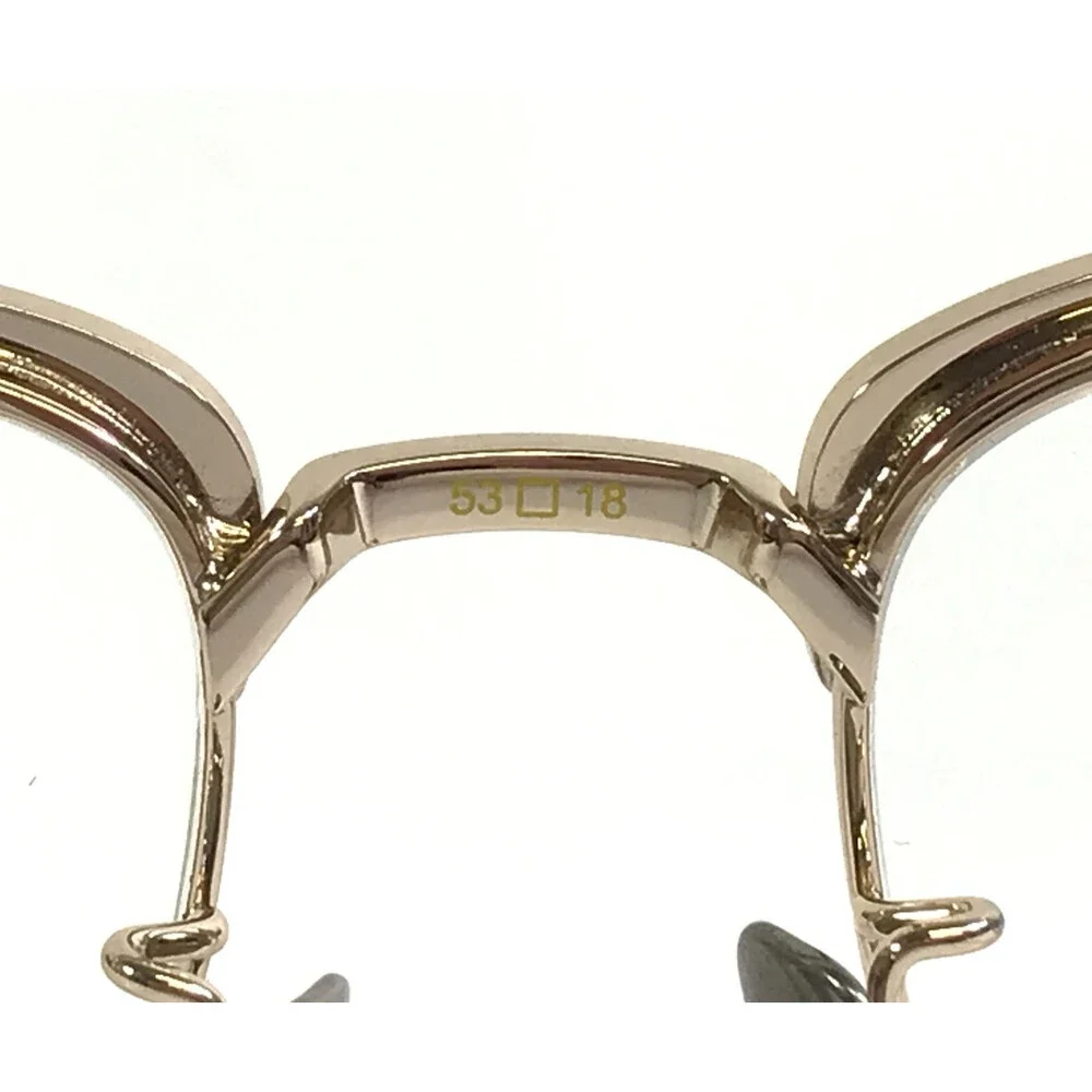 Gucci Eyeglasses Frames GG0130OZ 001 Shiny Black Gold Square Full Rim 53-18-145